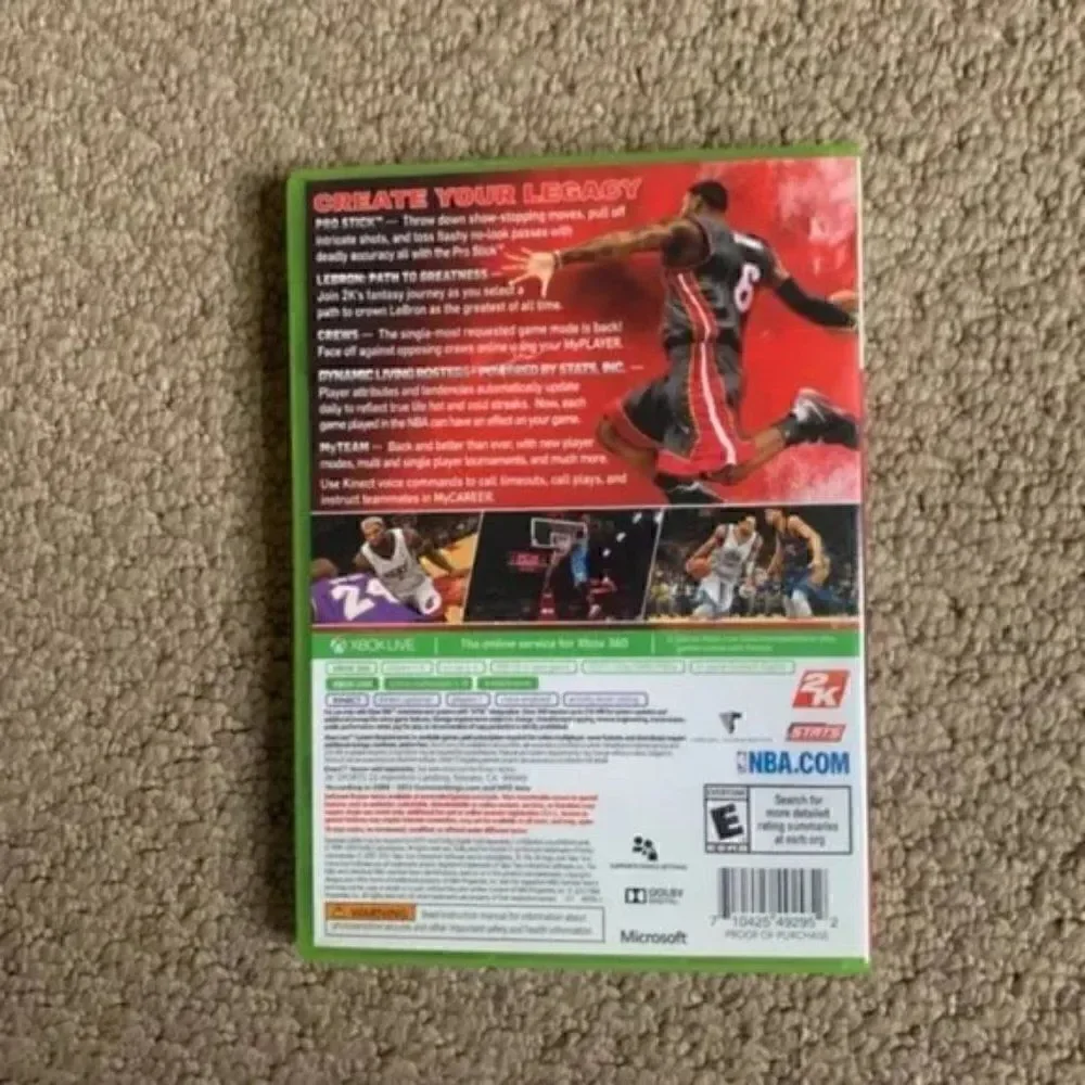 XBox 360 NBA2K14 Lebron James. ⭐️